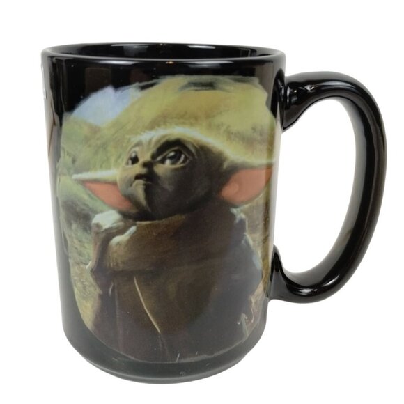 Star Wars Baby Yoda 15oz Ceramic Mug By Zak! - May The Force Be With You Design - Picture 1 of 5